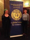 Rachel Nielsen is the Gender Studies Prize Winner for  2015 and Diana Fusco who is our Esther Bright awardee for 2015