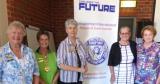 Susan Newton, Di McCarthy, Di Potter, Deb Devlin, SI Australia National Rep Anne Sheehan at Region Day 2015