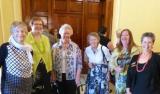 SISA Appointee Elizabet Flint (4th from left) with SISA members at Gov House 