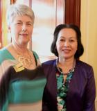 President Di Potter SISA Patron Mrs Le at Children\'s Week
