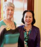 President Di Potter SISA Patron Mrs Le at Children\'s Week